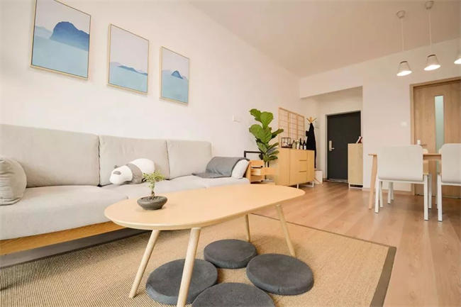 60㎡小戶型日式原木兩居室，裝出90㎡的效果！