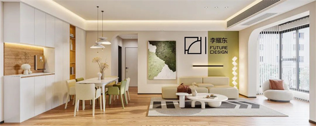 興公館122㎡ | 溫馨治愈奶油風(fēng)，每一幀都超級治愈?。?！