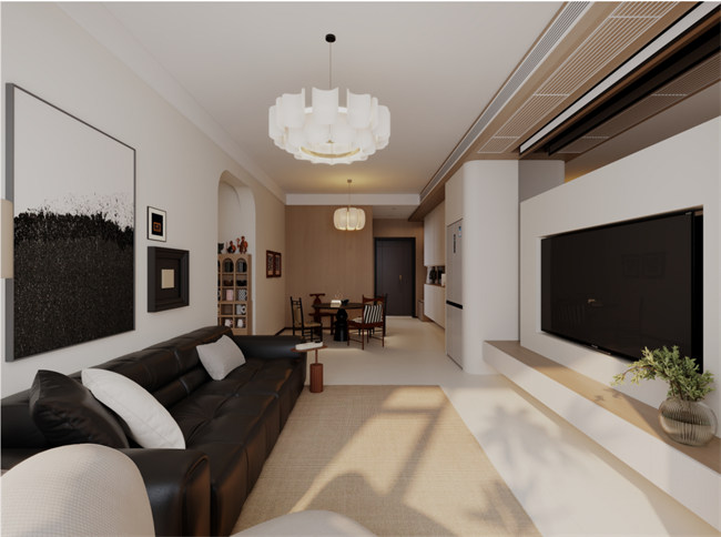 望江樾107㎡|現(xiàn)代中古風(fēng)，這個家的“復(fù)古”和“高級”平衡得剛剛好！